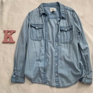 Forever 21 Jean Long Sleeve shirt